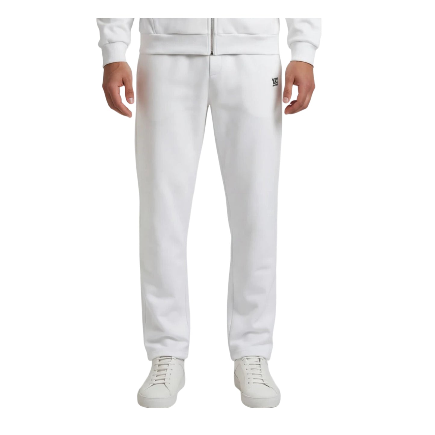 OPEN LEG JOGGER WHITE