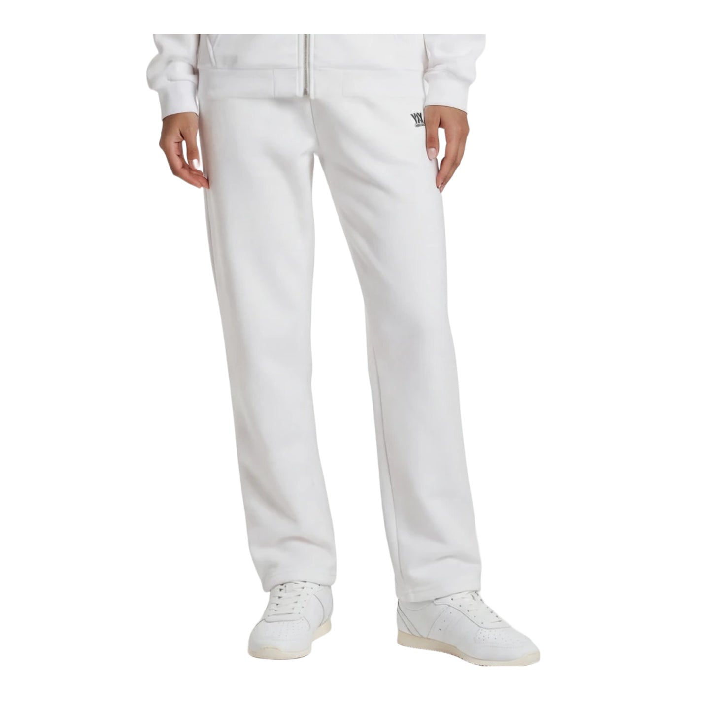 OPEN LEG JOGGER WHITE