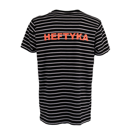STRIPE TEE NEON ORANGE