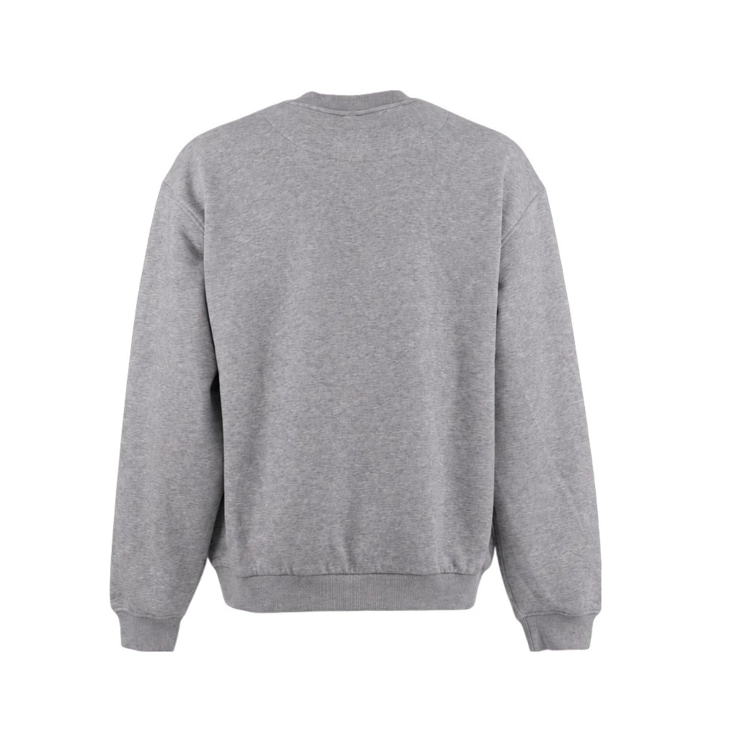 CREW NECK LOOSE FIT HEATHER GREY