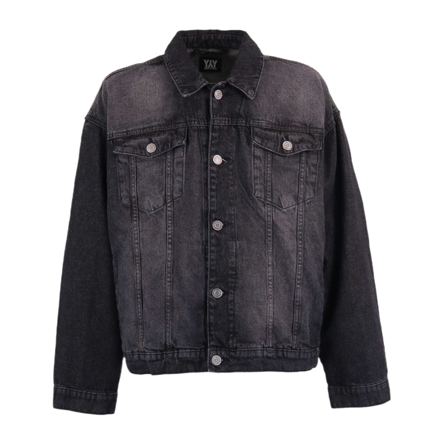 DENIM JACKET BLACK WASHED