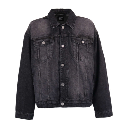 DENIM JACKET BLACK WASHED