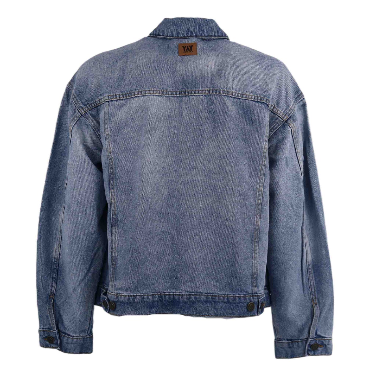 DENIM JACKET LIGHT BLUE WASHED