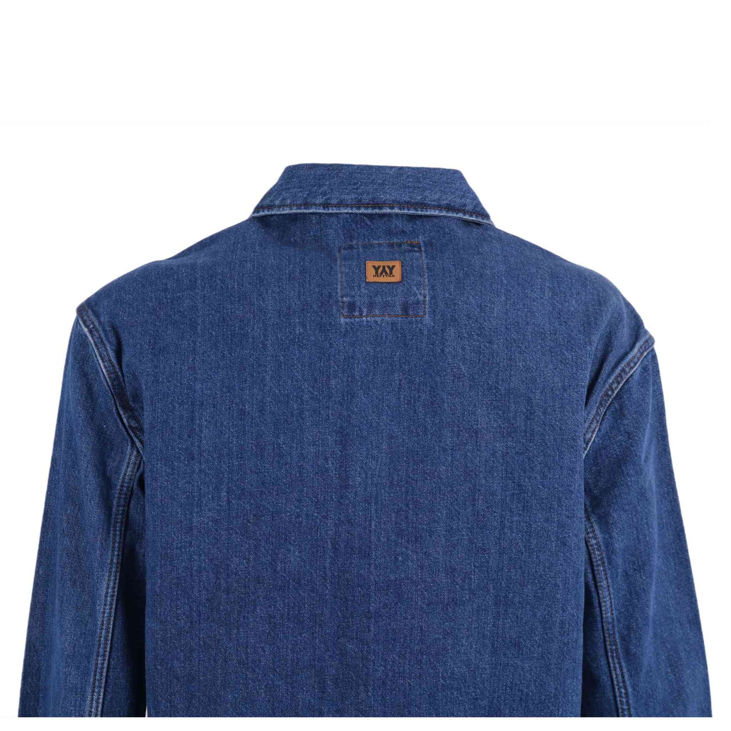 DENIM OVERSHIRT MID BLUE