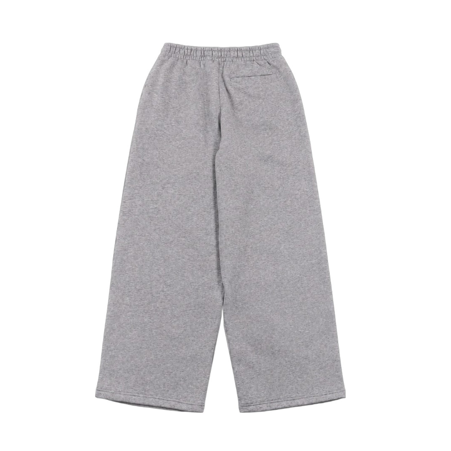 WIDE LEG JOGGER HEATHER GREY