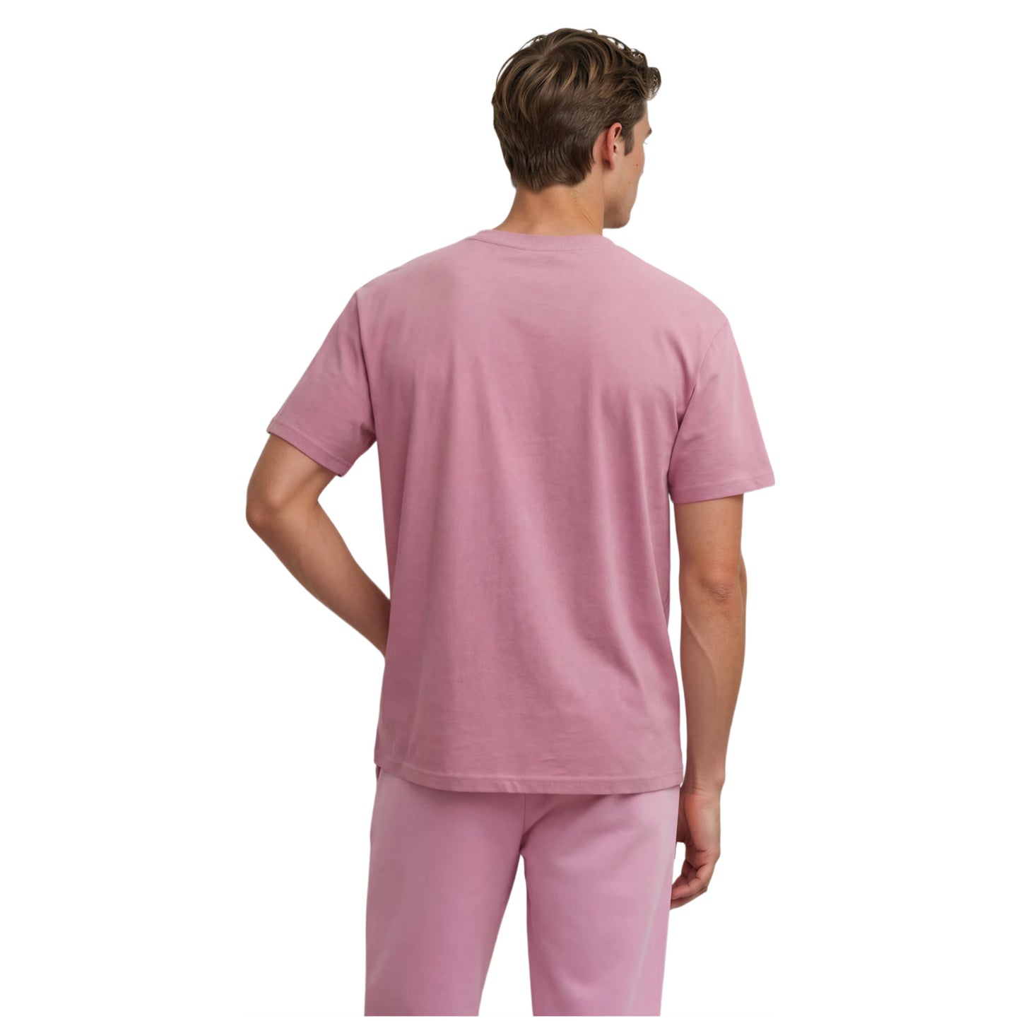 COTTON RELAXED FIT TEE SOFT ROSE