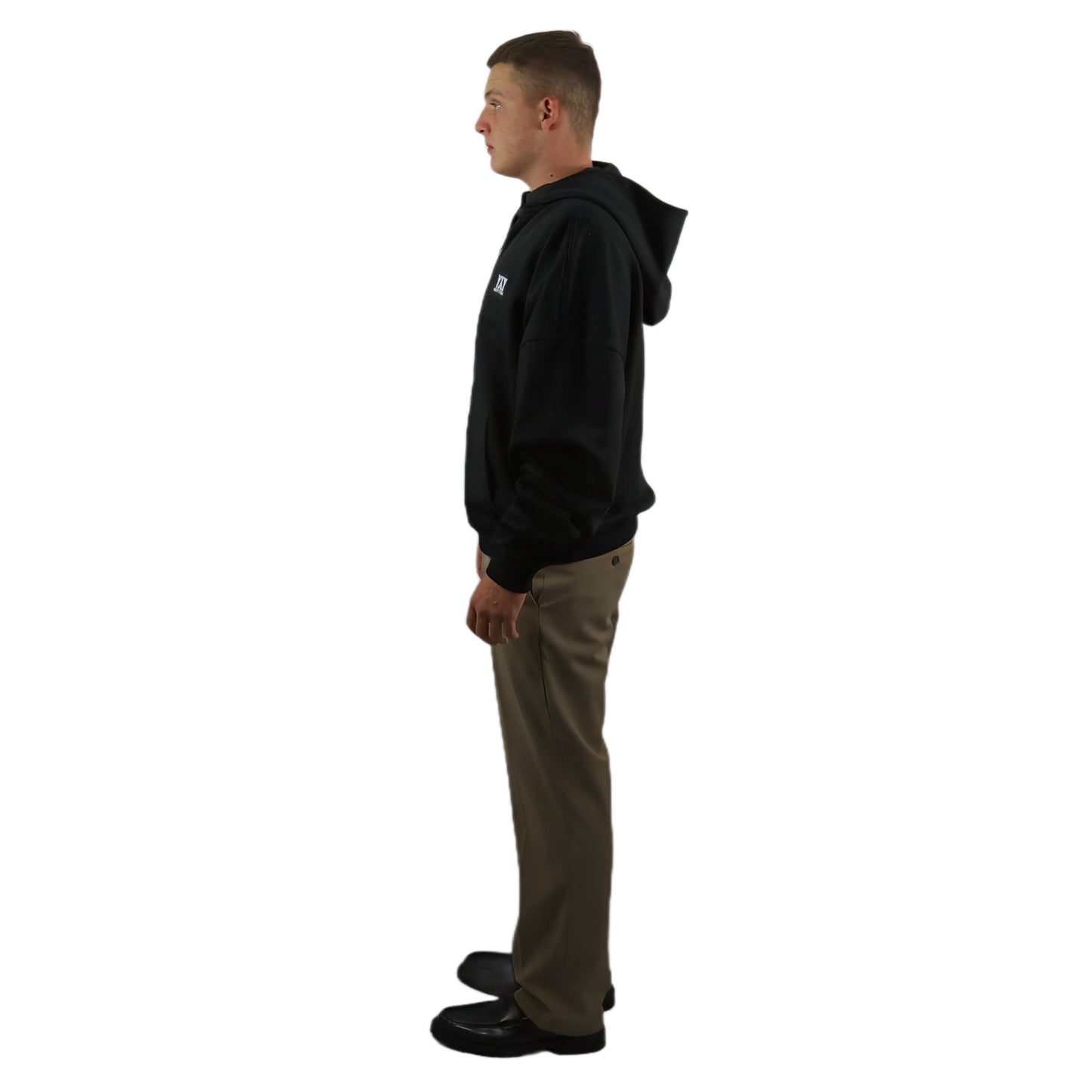 ZIP HOODIE HEAVY BLACK