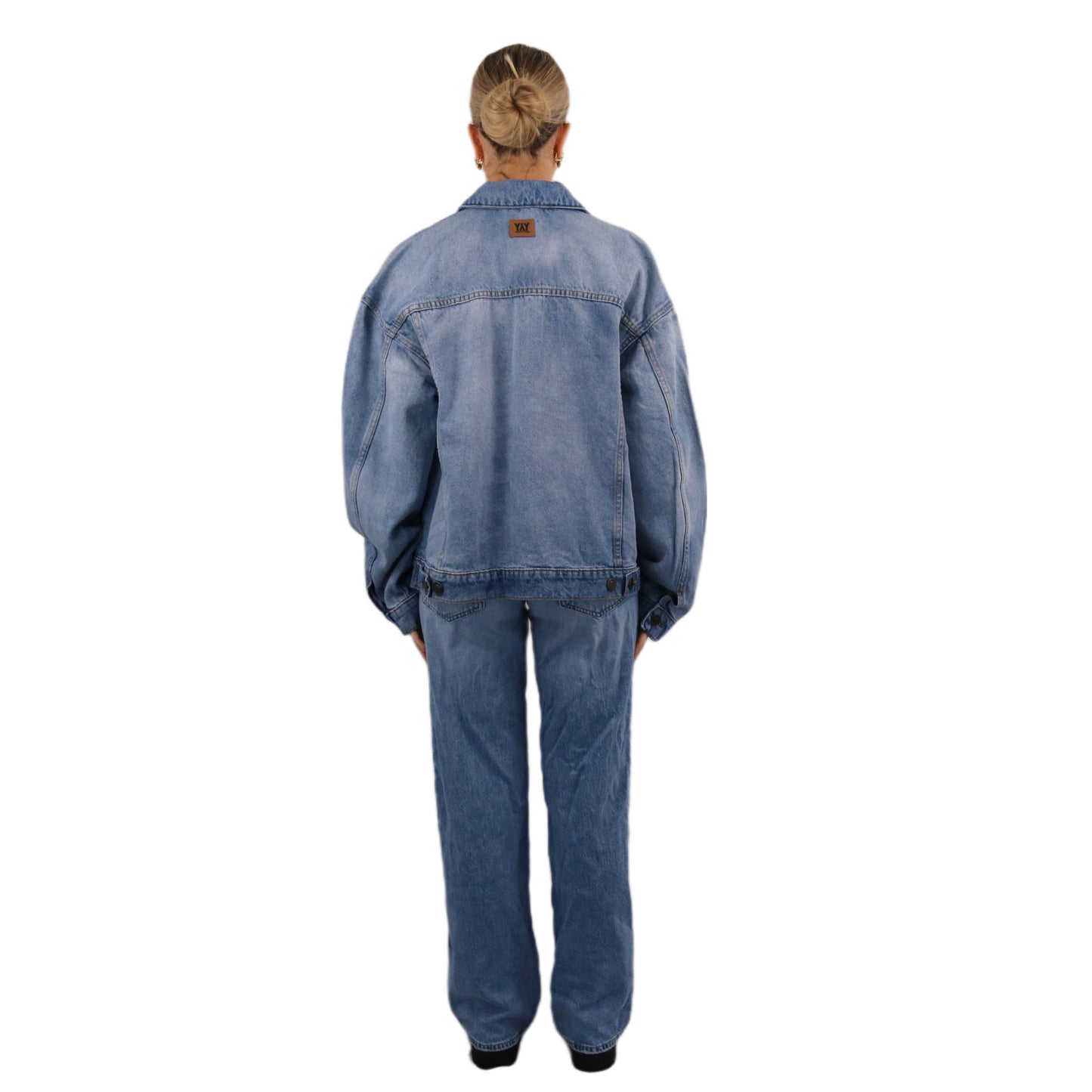 DENIM JACKET LIGHT BLUE WASHED