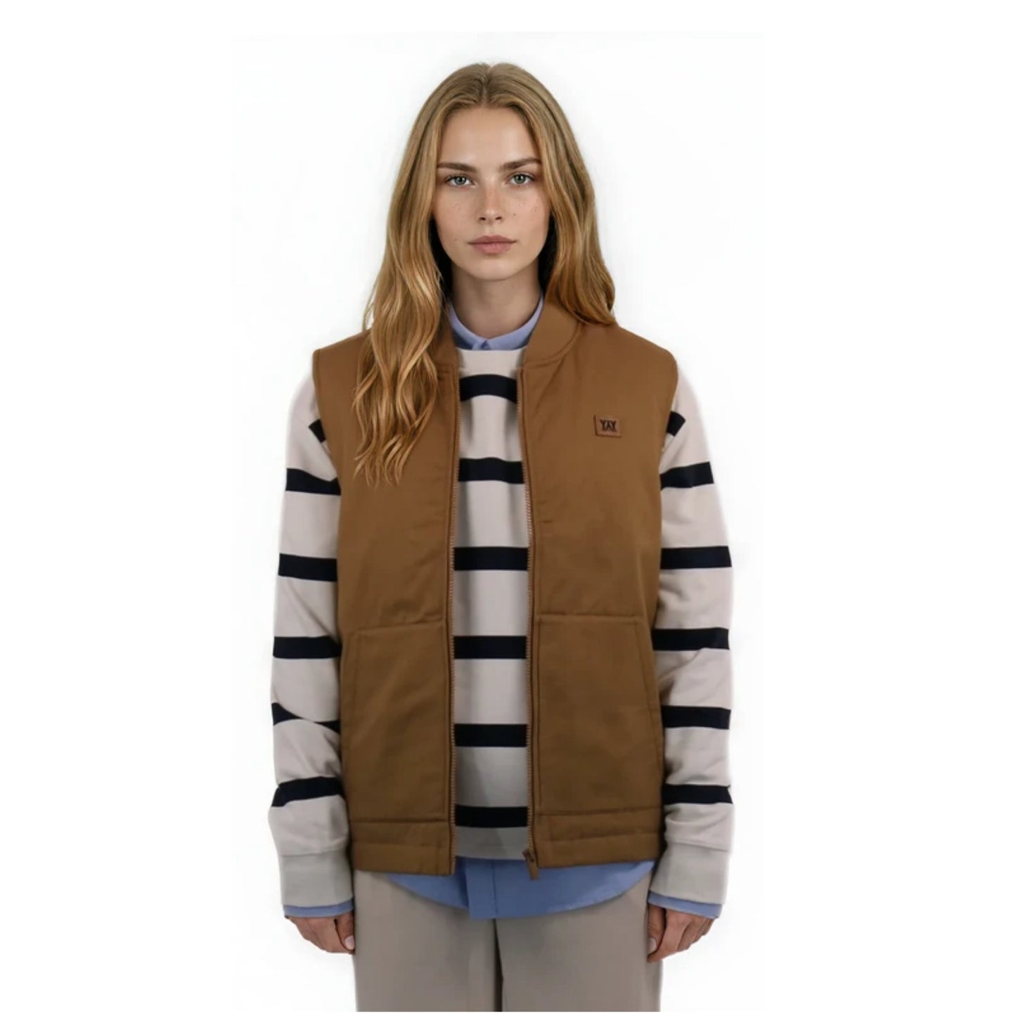 CORE VEST MID BROWN