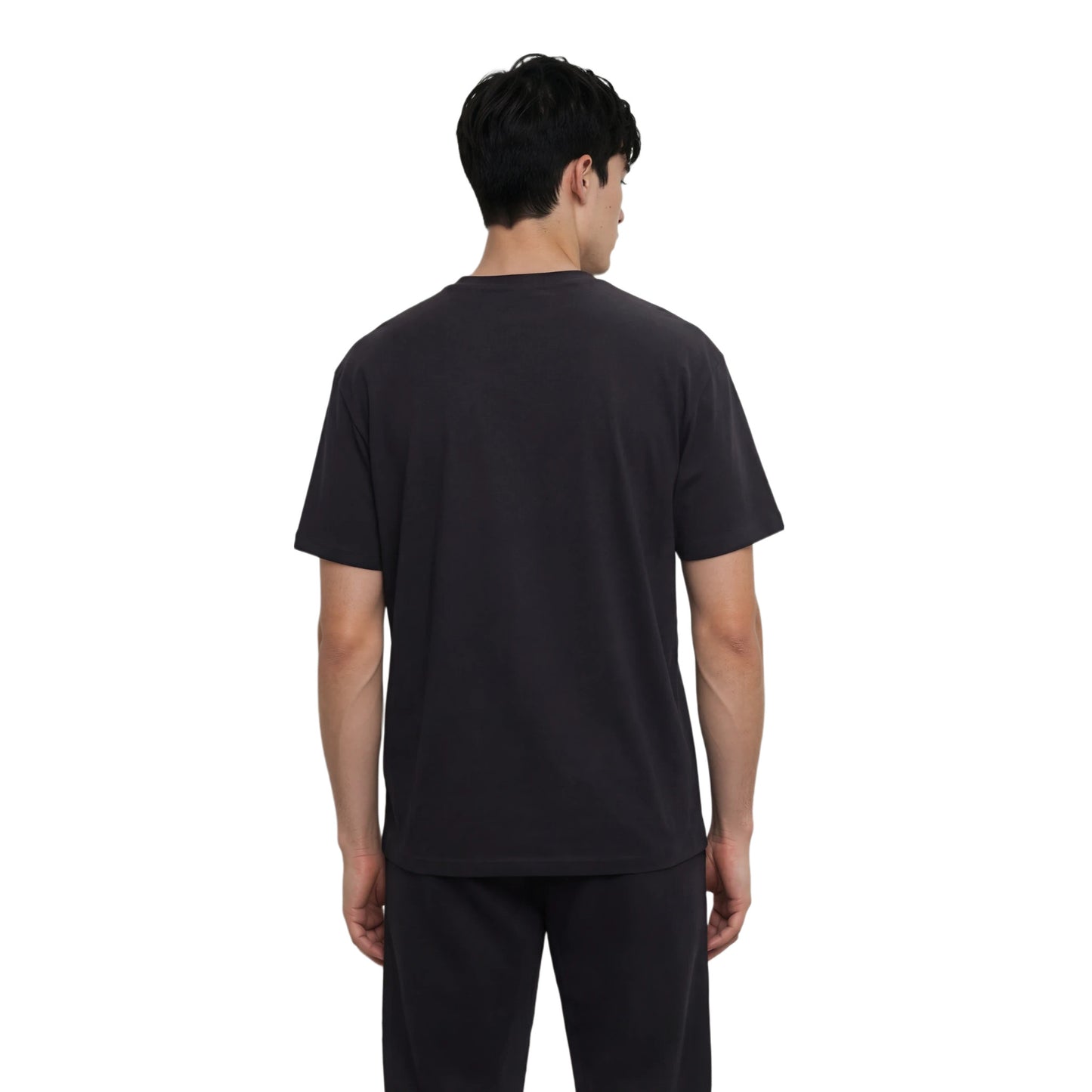 COTTON RELAXED FIT TEE BLACK