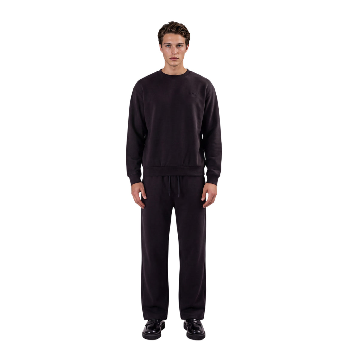 CREW NECK LOOSE FIT BLACK