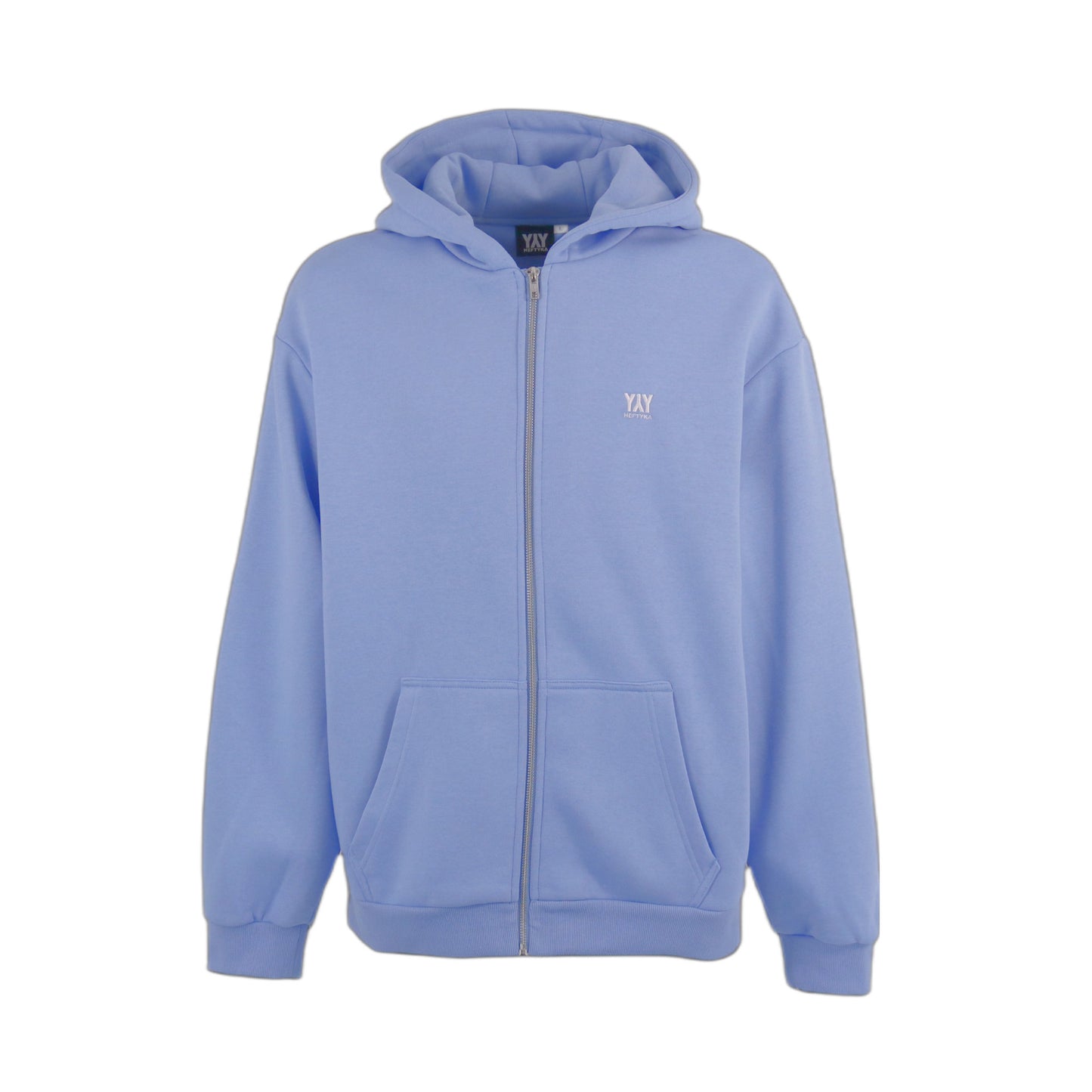 ZIP HOODIE SOFT BLUE