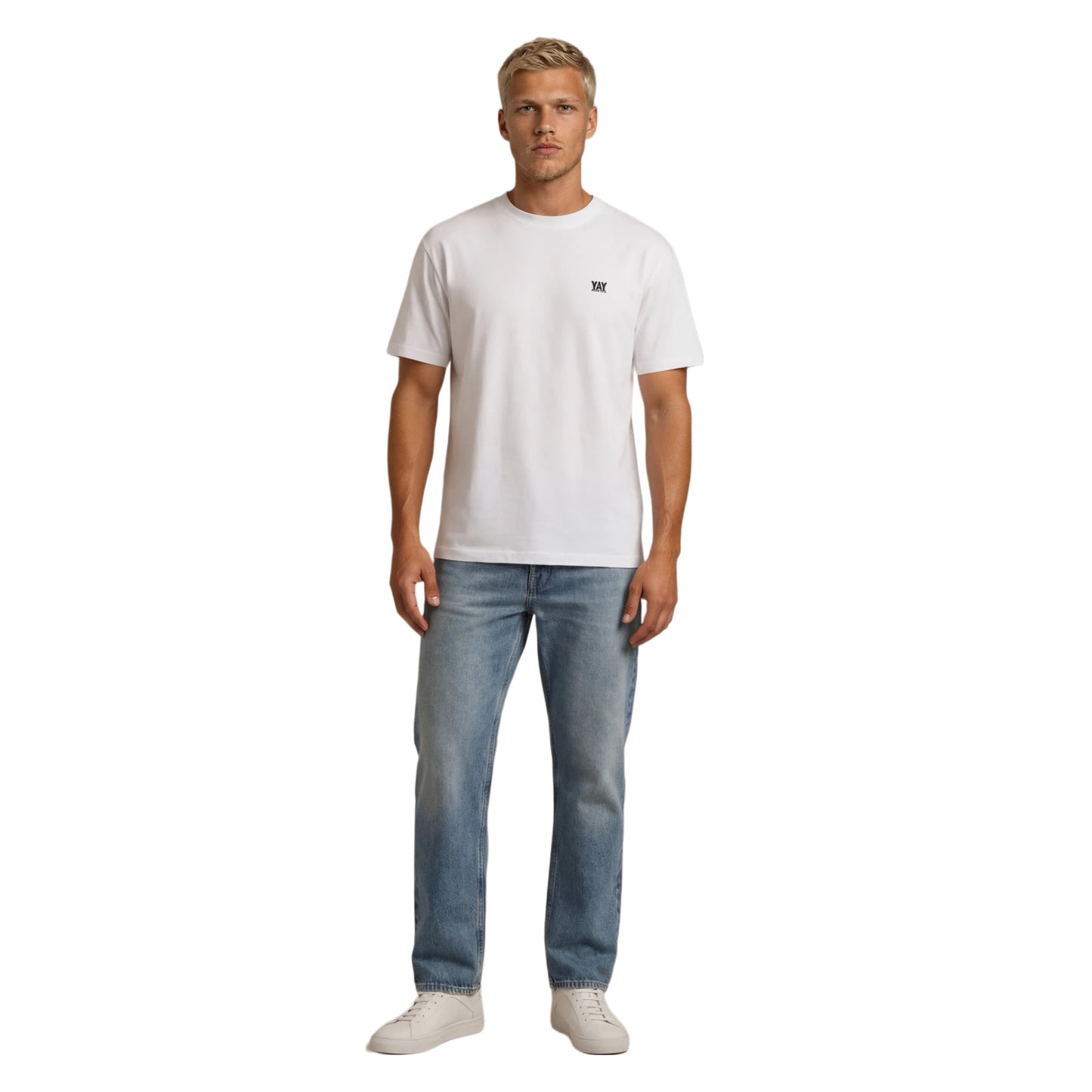 COTTON RELAXED FIT TEE WHITE