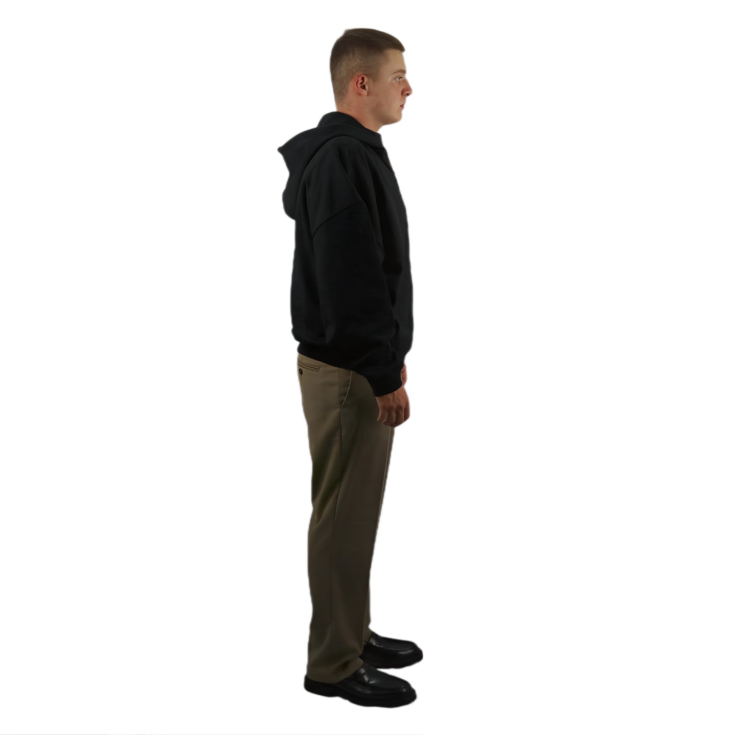 ZIP HOODIE HEAVY BLACK