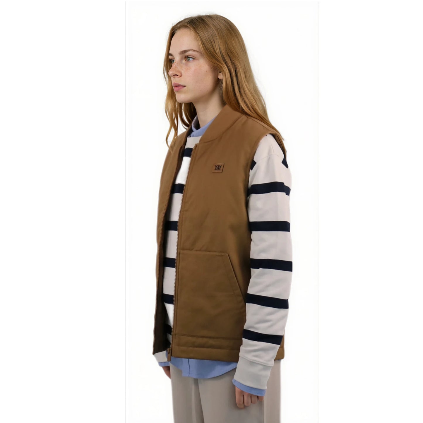 CORE VEST MID BROWN