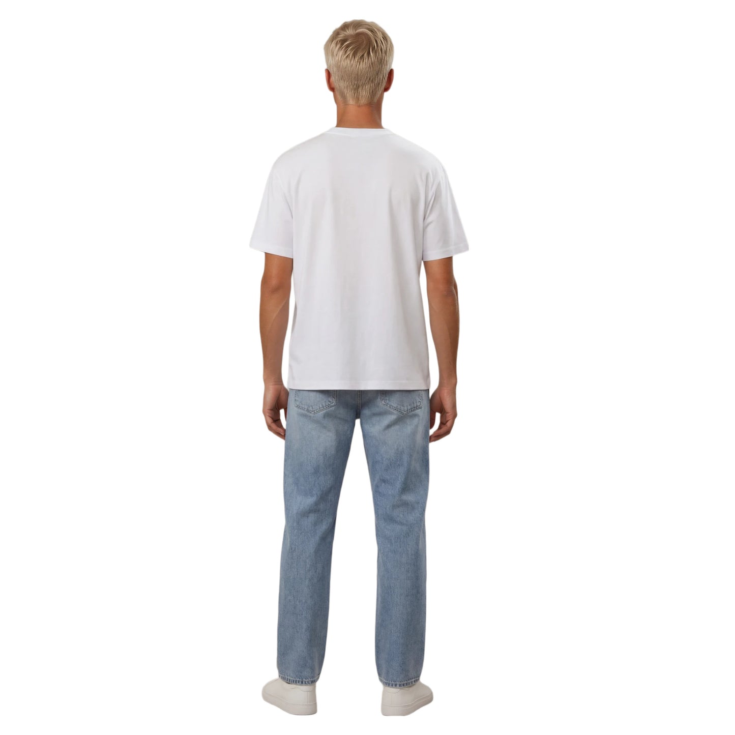 COTTON RELAXED FIT TEE WHITE