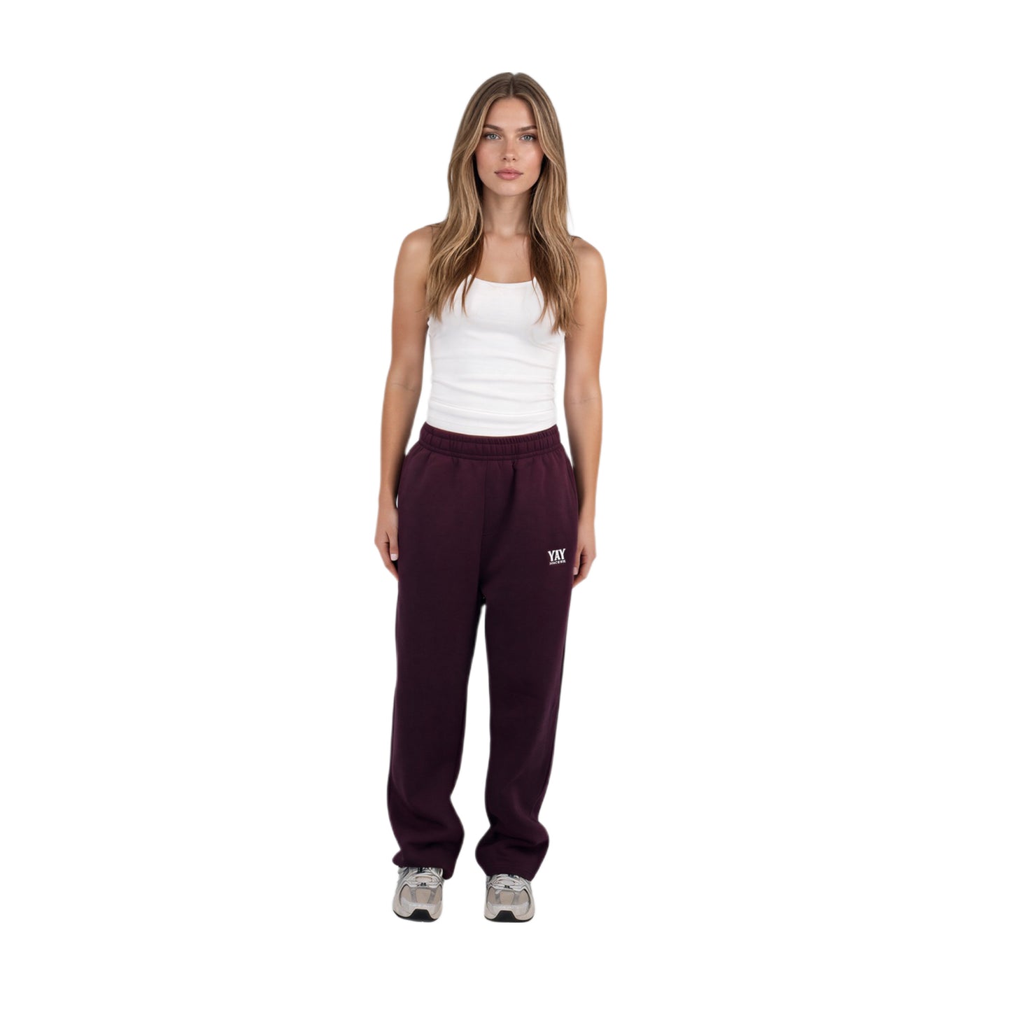 OPEN LEG JOGGER PURPLE