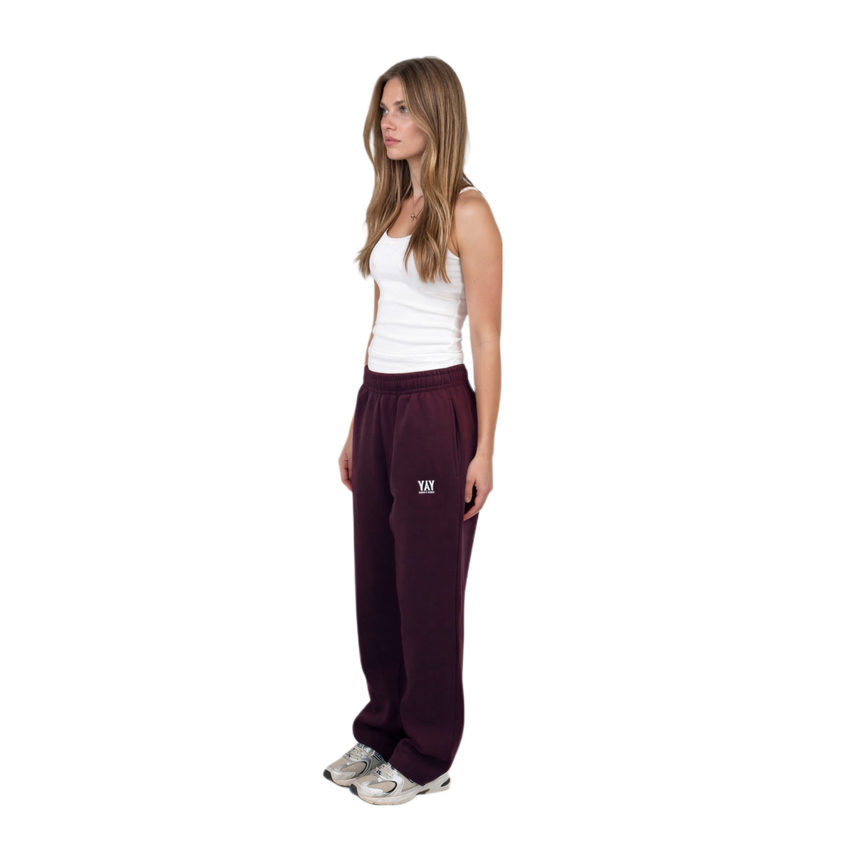 OPEN LEG JOGGER PURPLE