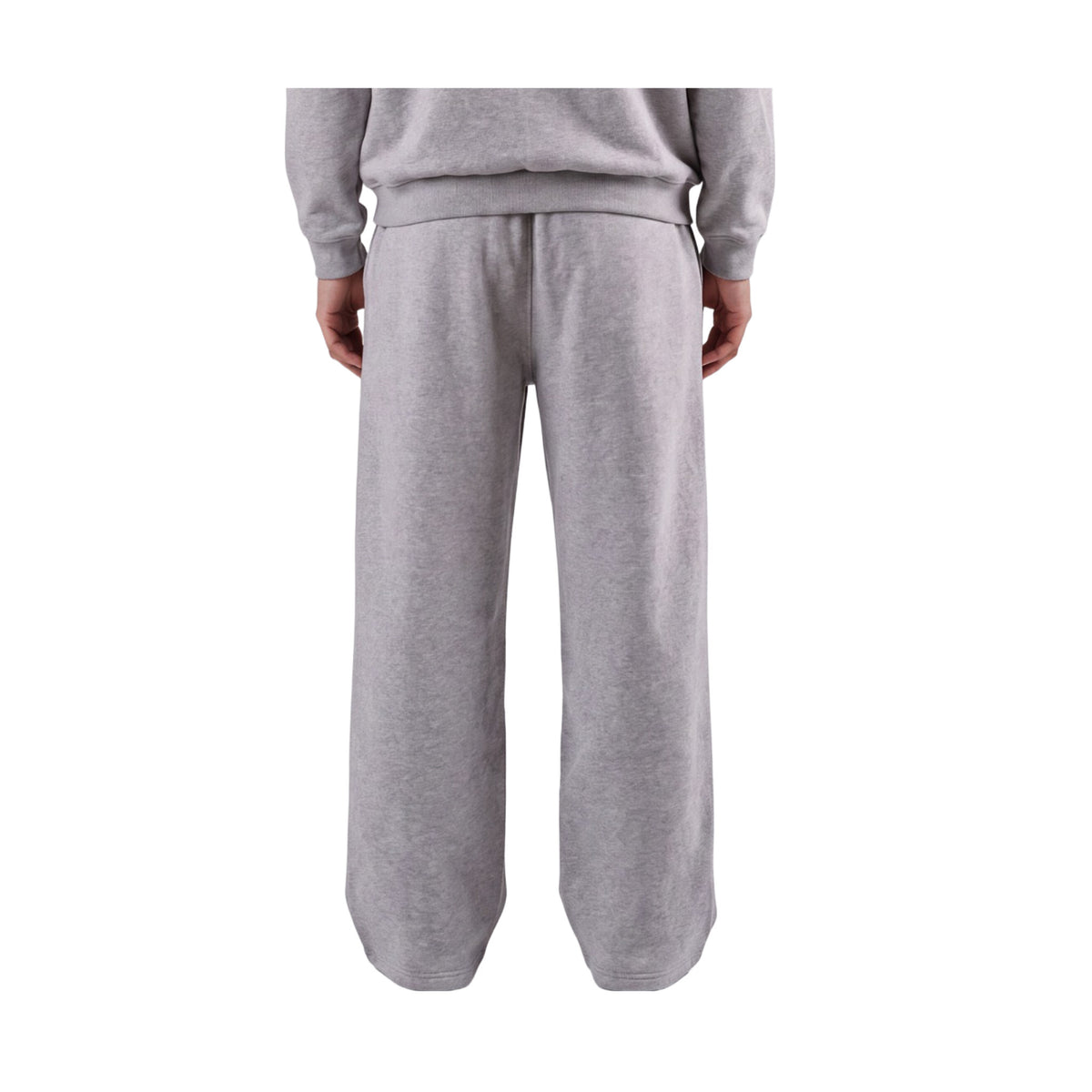WIDE LEG JOGGER HEATHER GREY