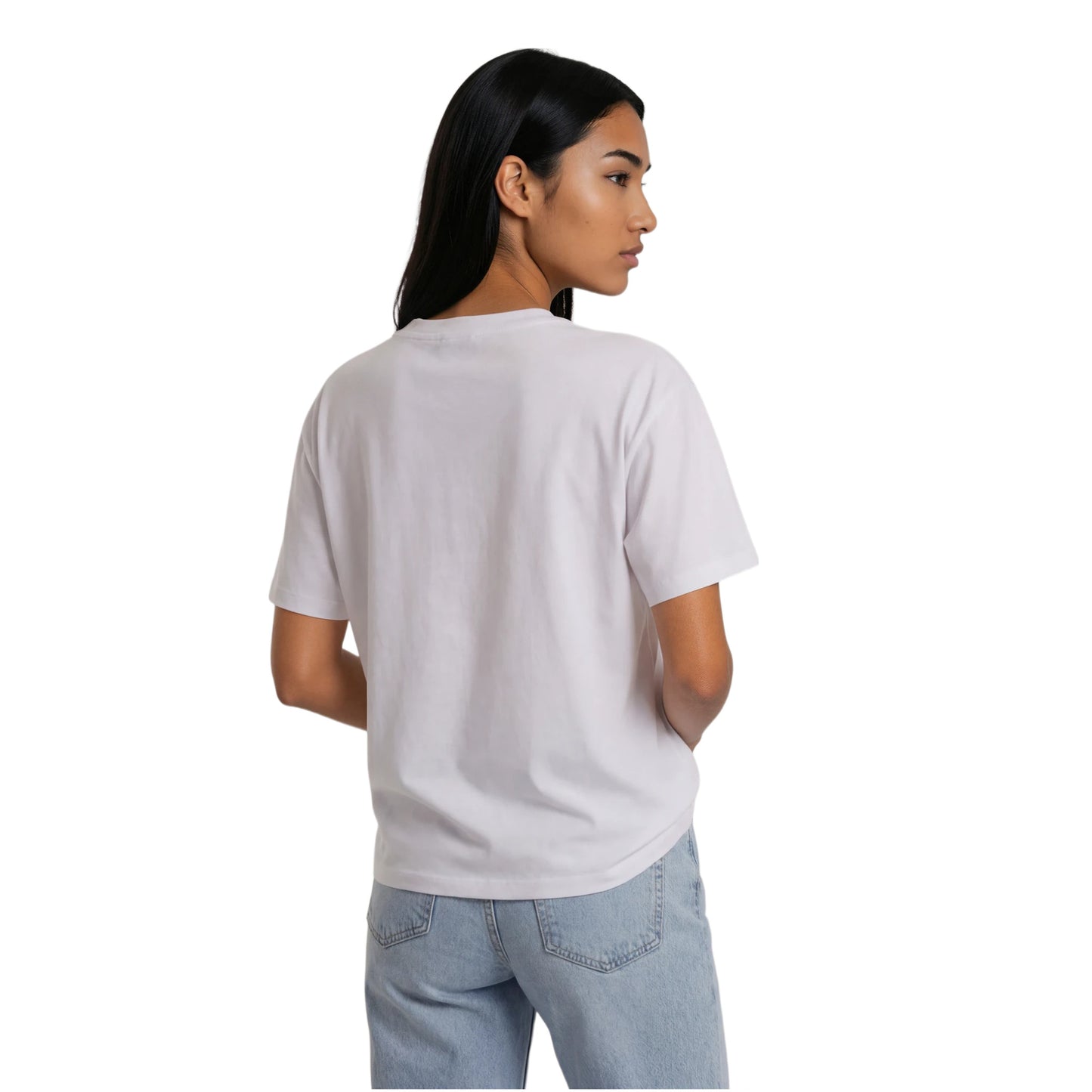 COTTON RELAXED FIT TEE WHITE