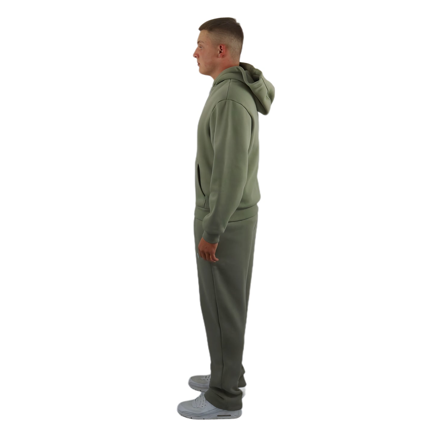 OPEN LEG JOGGER SOFT OLIVE