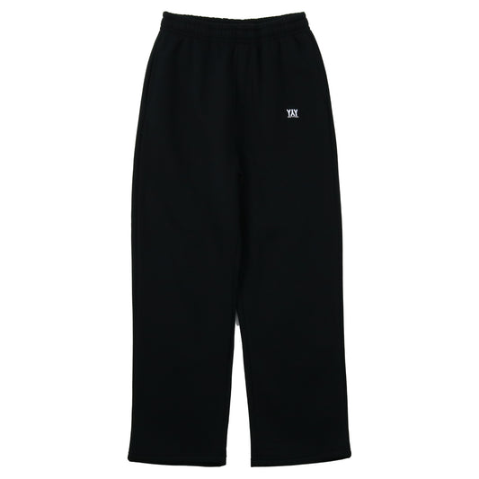OPEN LEG JOGGER BLACK