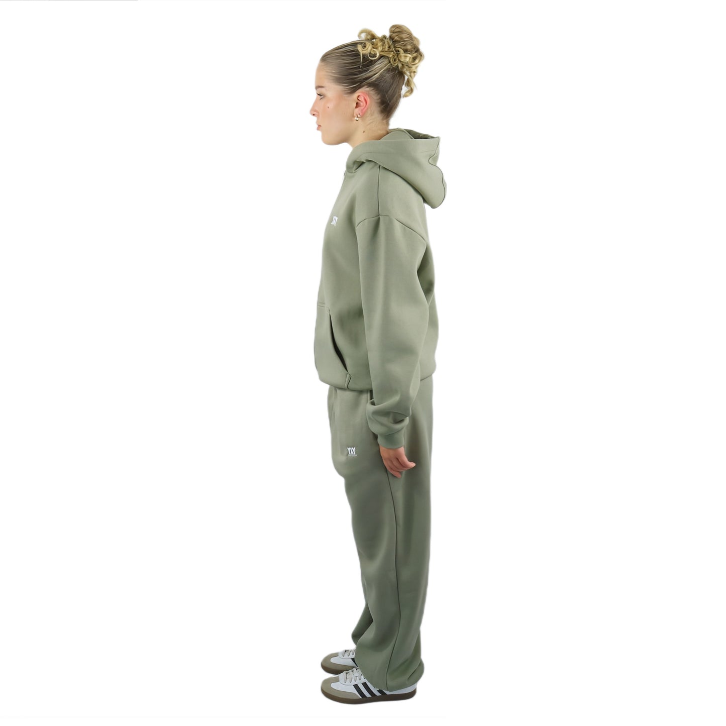 OPEN LEG JOGGER SOFT OLIVE