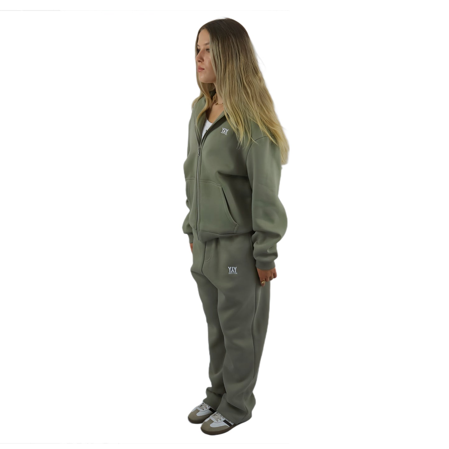 OPEN LEG JOGGER SOFT OLIVE