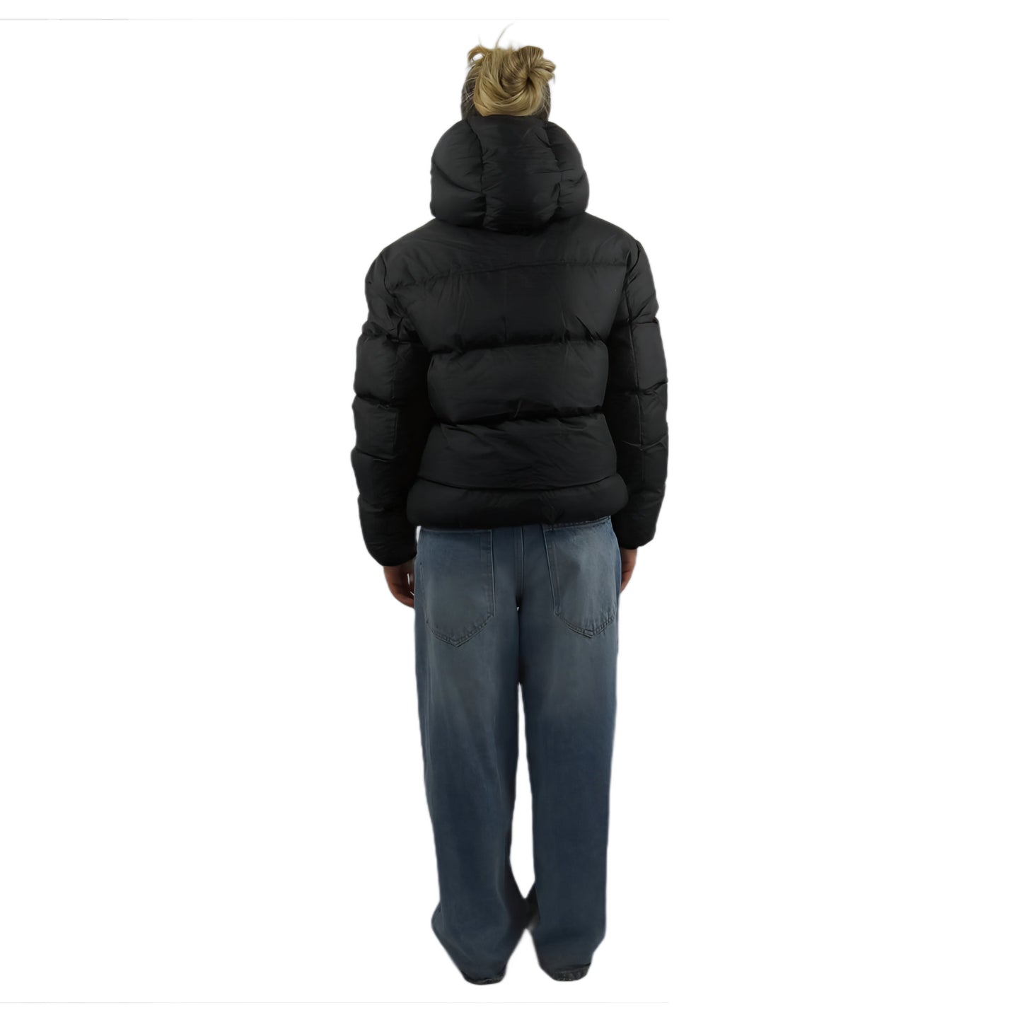 PUFFER OVERSIZE JACKET BLACK