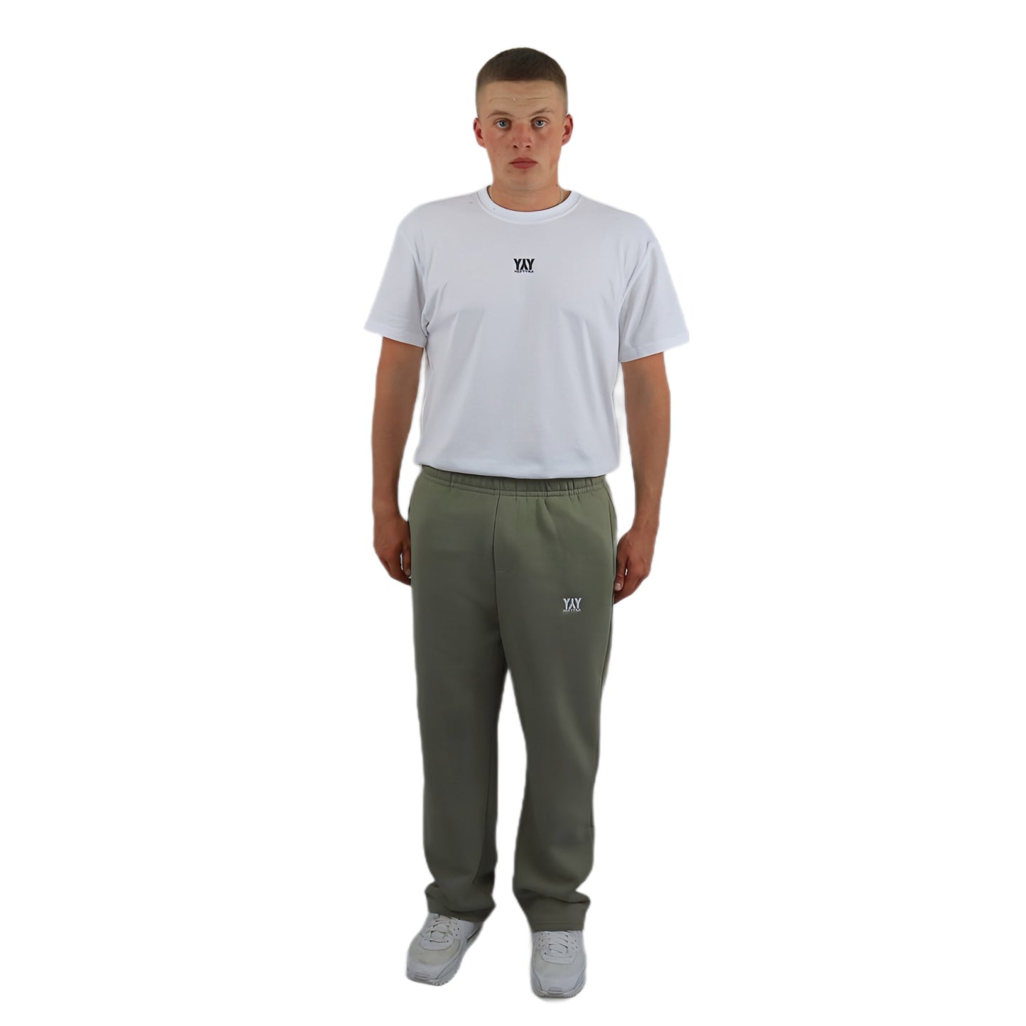 OPEN LEG JOGGER SOFT OLIVE