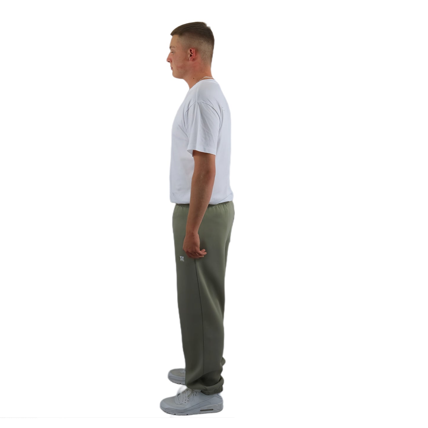 OPEN LEG JOGGER SOFT OLIVE